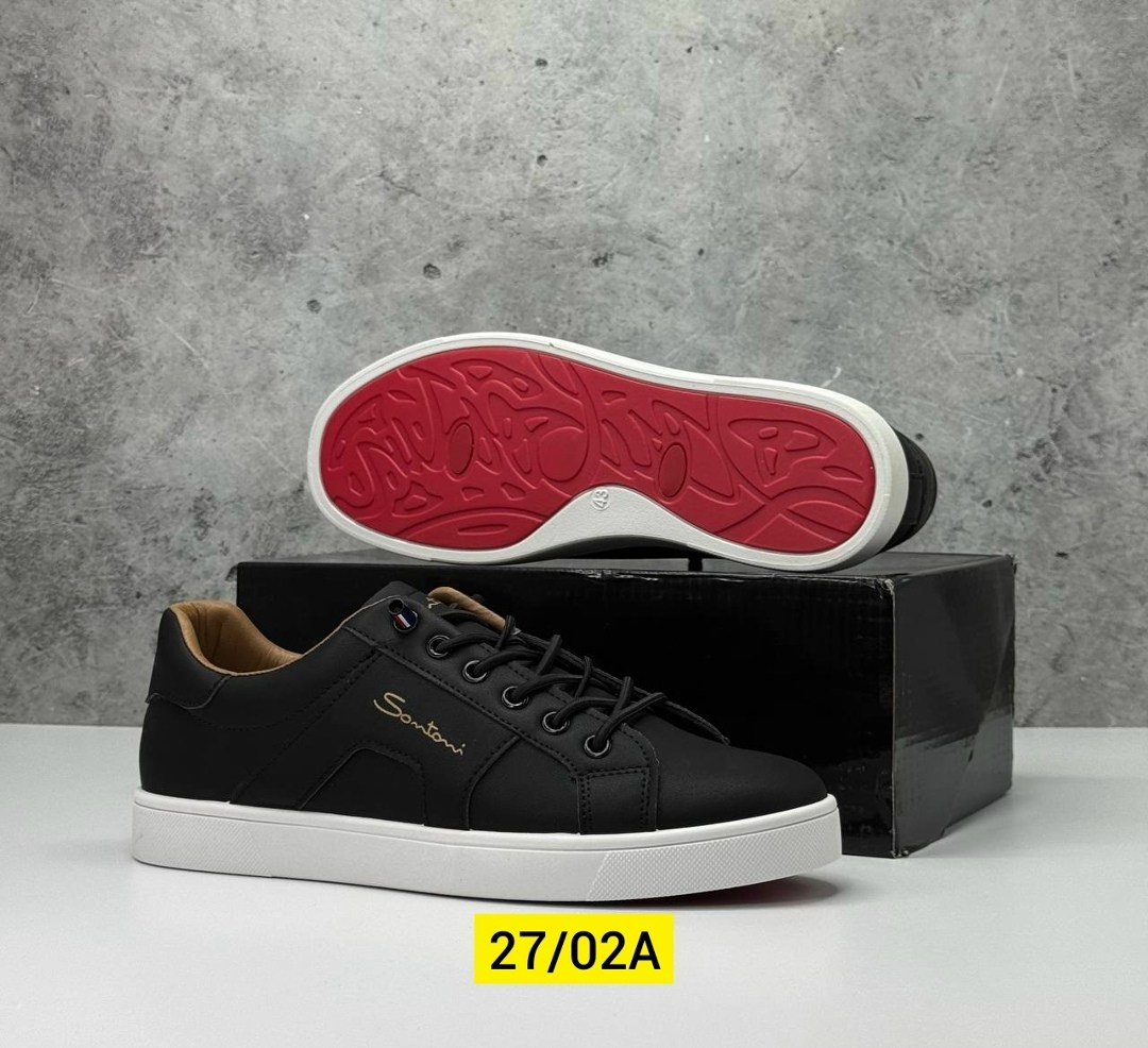 мужские кеды santoni,мужские кеды,кеды мужские santoni черные,мужская ,кеды мужские кожаные