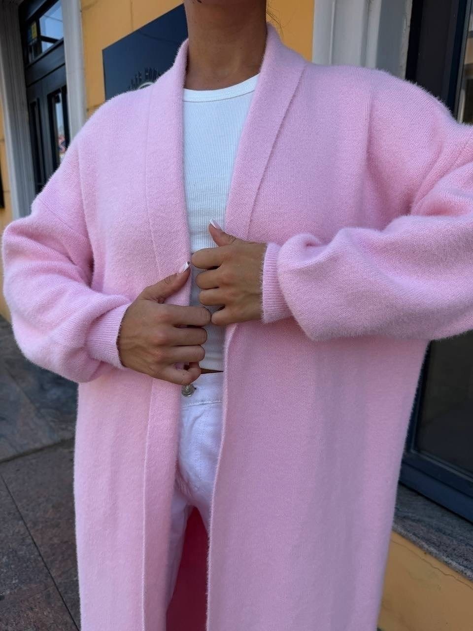 женские кардиганы,кардиган,кардиган свободный,кардиган розовый,кардиган пушистый