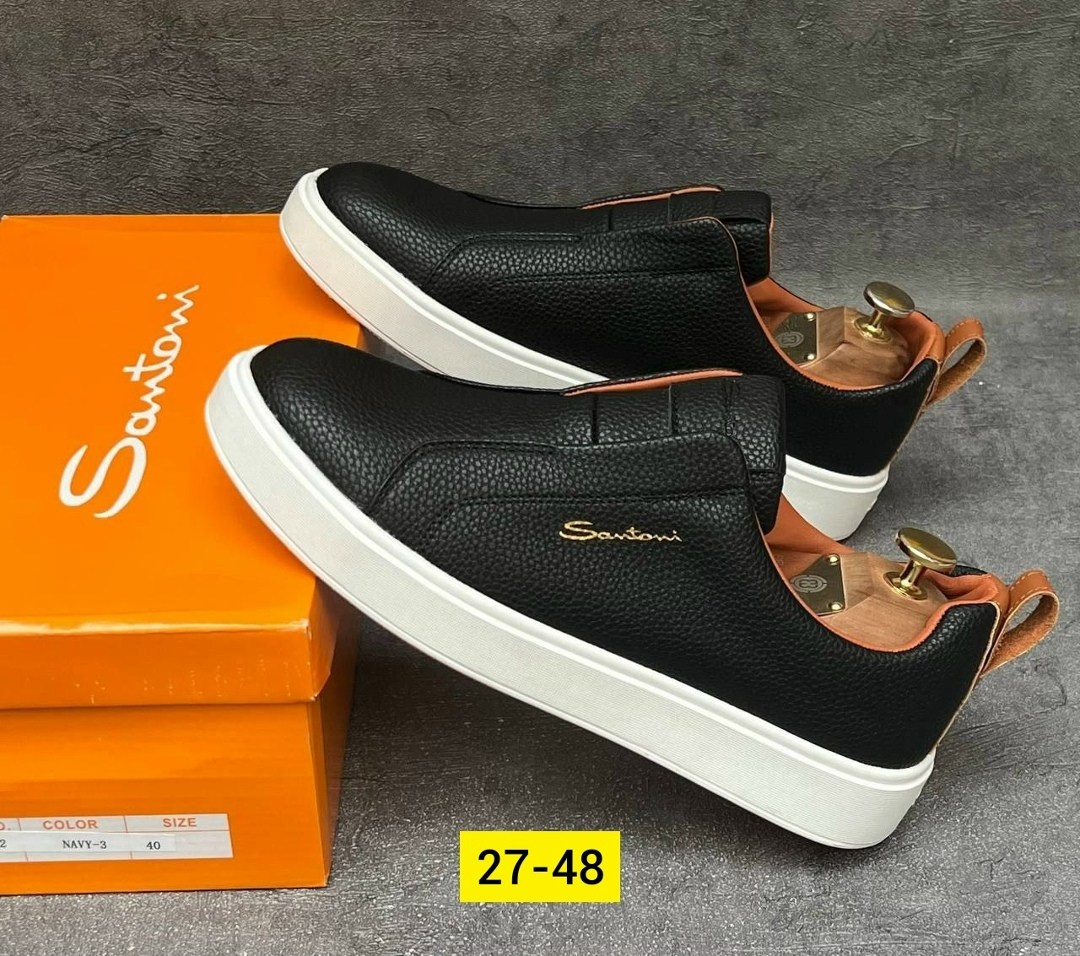 ,мужские слипоны,мужская ,слипоны santoni,слипоны мужские кожаные