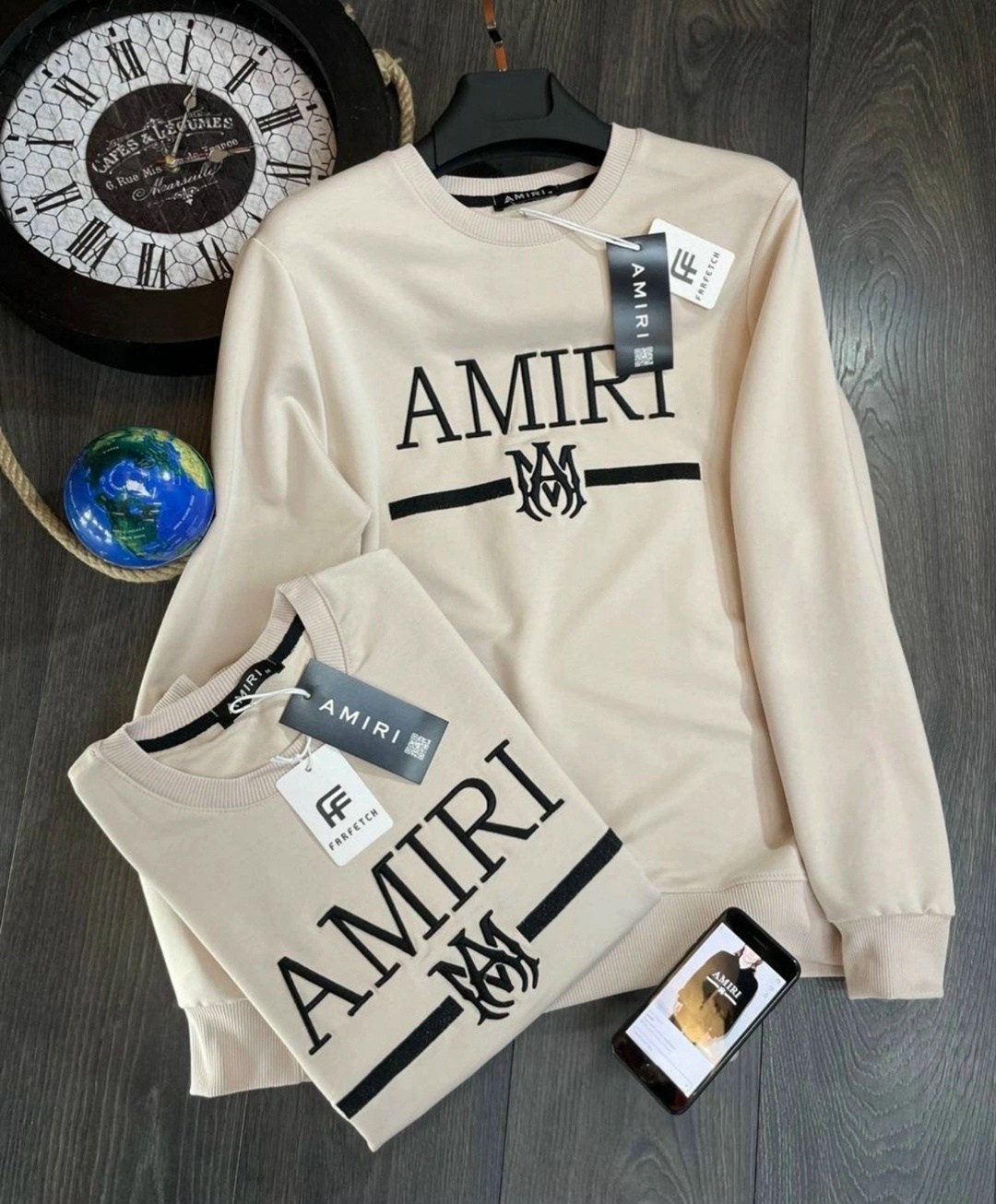 свитшот amiri,бежевый свитшот,толстовка amiri,мужские свитшоты,толстовка свитшот мужской