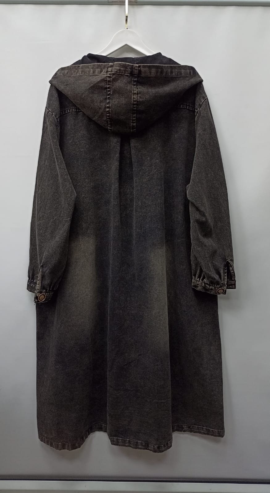 джинсовое пальто,женские джинсовые пальто,джинсовый плащ,пальто средней длины,джинсовый плащ женский