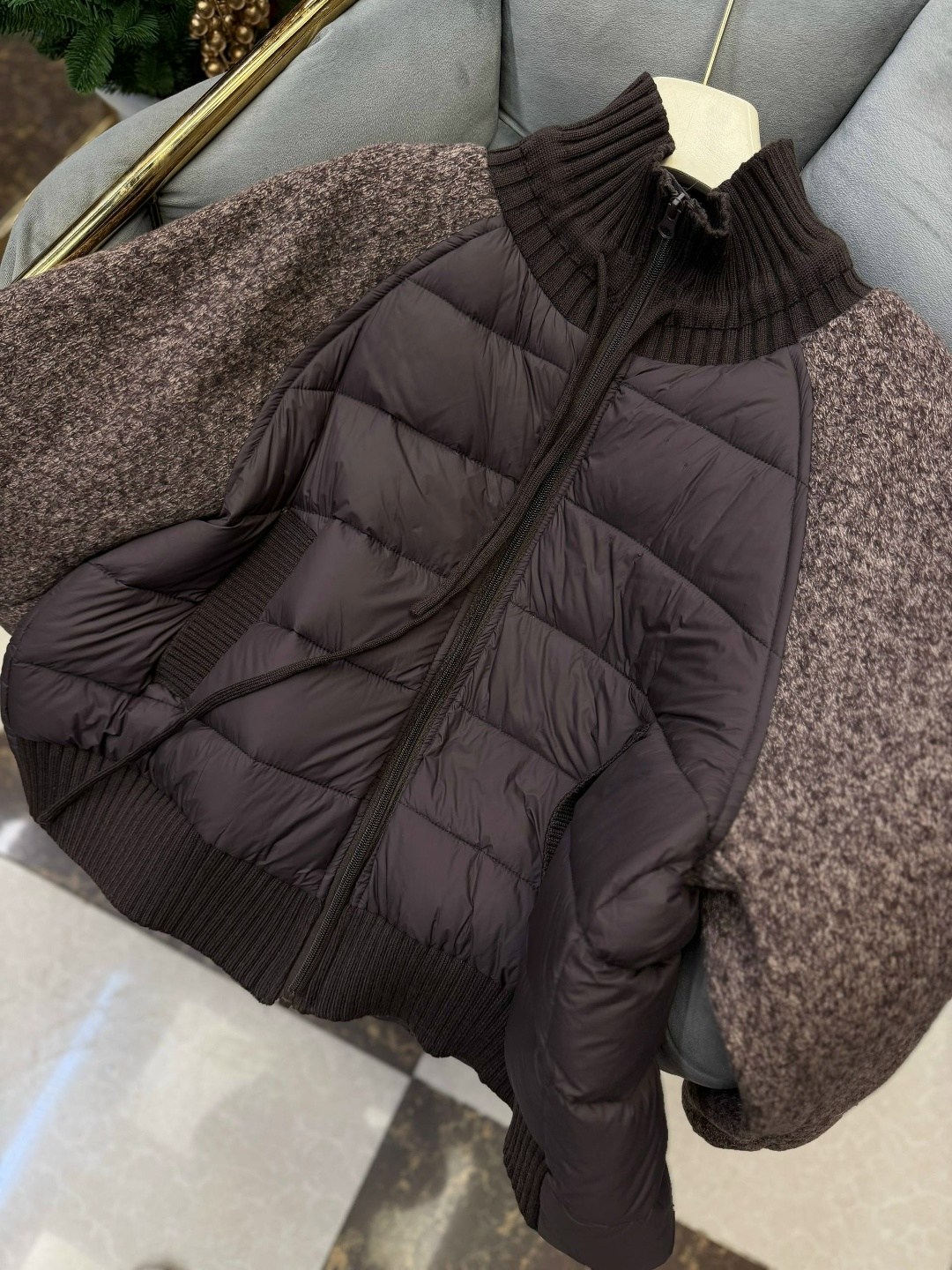 модная куртка,повседневная куртка,пуховики женские,вязаная куртка,куртка пуховик