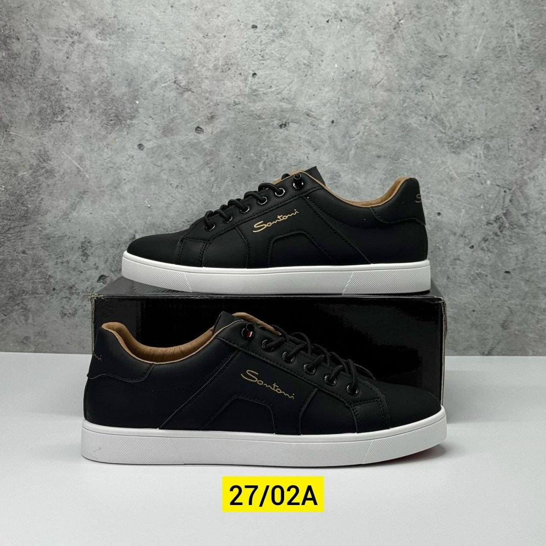 мужские кеды santoni,мужские кеды,кеды мужские santoni черные,мужская ,кеды мужские кожаные