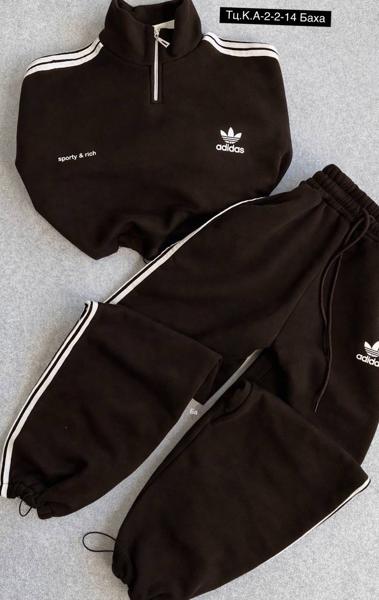 женский спортивный костюм adidas,спортивный костюм adidas,женский спортивный костюм adidas (адидас) на флисе, утепленный костюм, черный,adidas костюм женский,адидас костюм женский