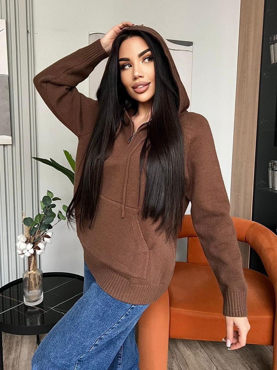 женская кофта,кофта модная,кофта с капюшоном,свитера с капюшоном,свитера женские