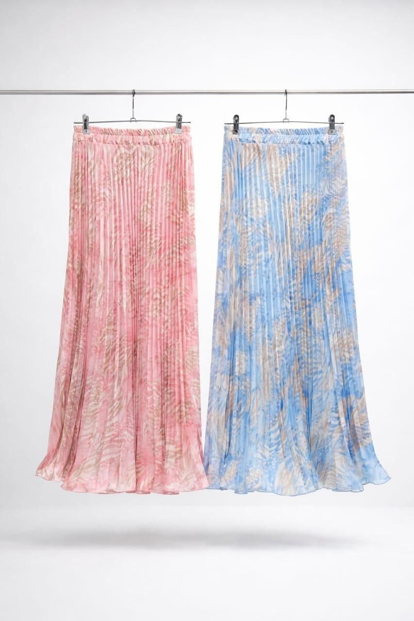 юбка женская плиссированная с цветочным принтом,шифоновая плиссированная юбка,юбка женская плиссированная,женская юбка qooth с цветочным принтом,шифоновая юбка