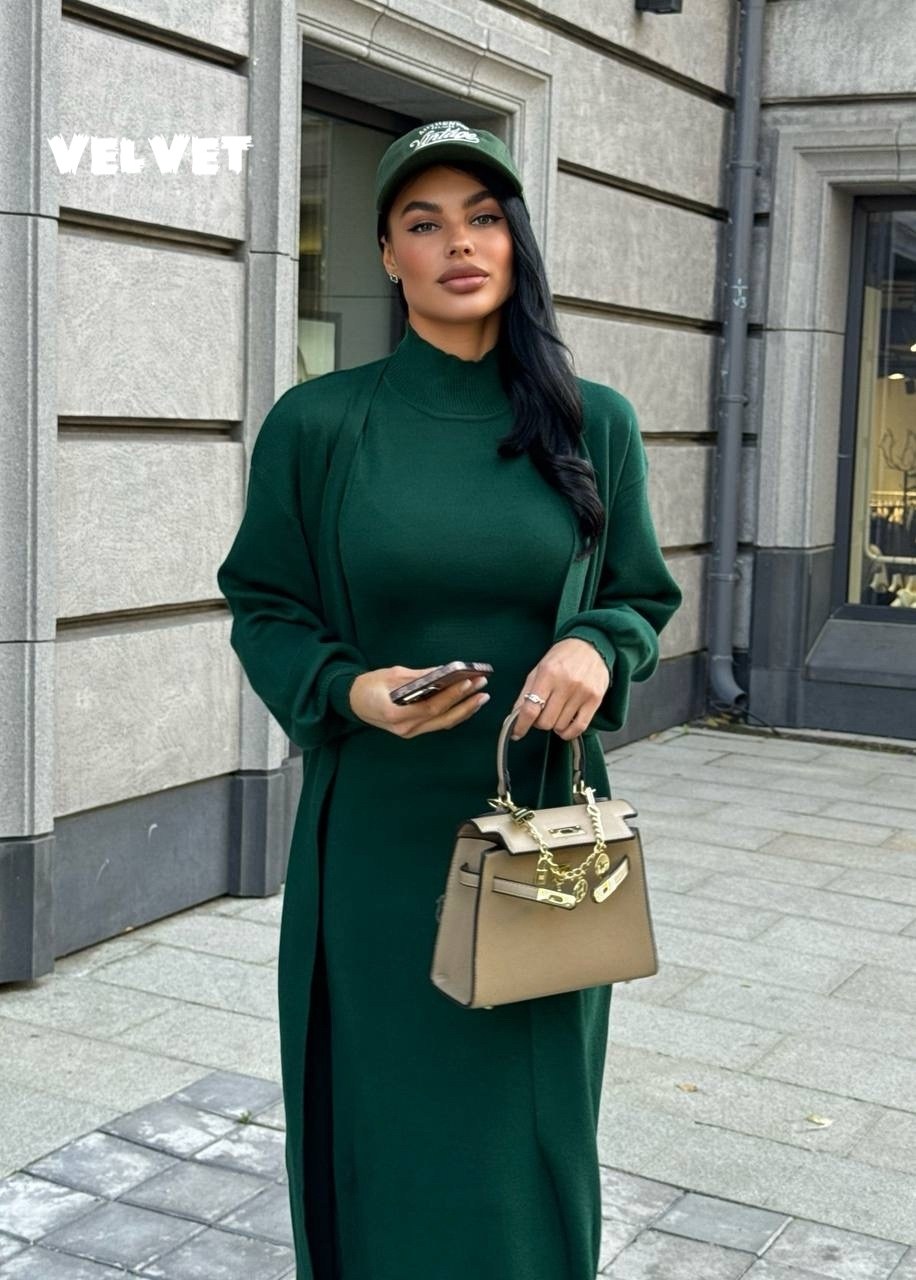 платье зеленое,трикотажное платье,женское платье,платье миди,платье модное