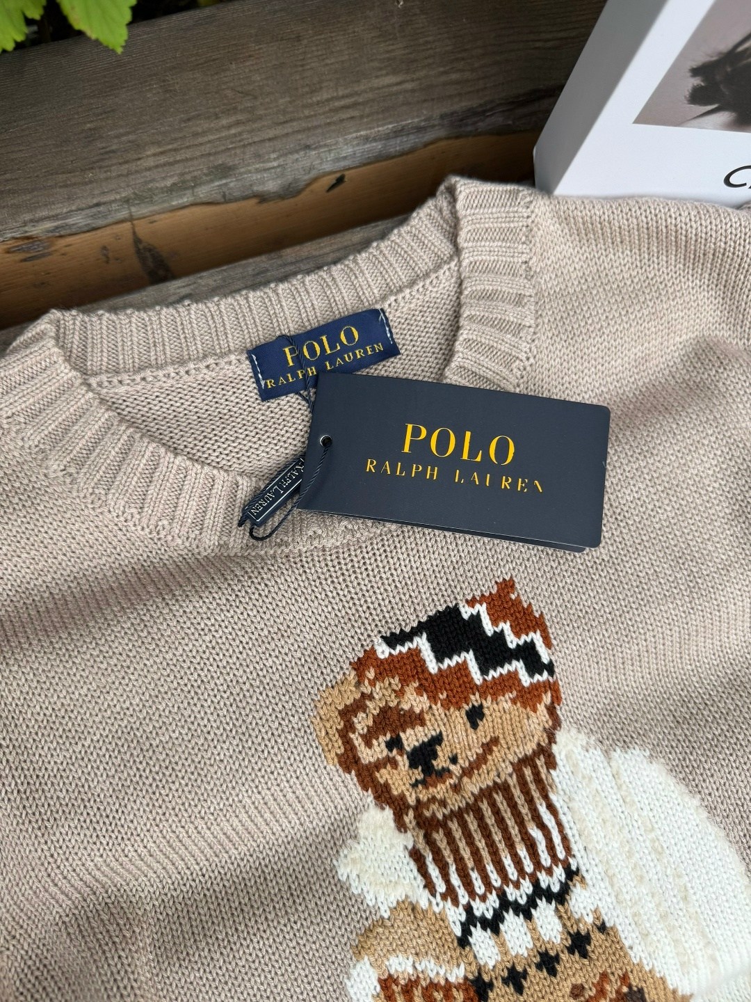 вязаный джемпер polo bear ralph lauren бежевый,ralph lauren свитер с мишкой,ralph lauren свитер с мишкой polo ralph lauren,джемпер с медведем женский ralph lauren,ralph lauren свитшот с мишкой