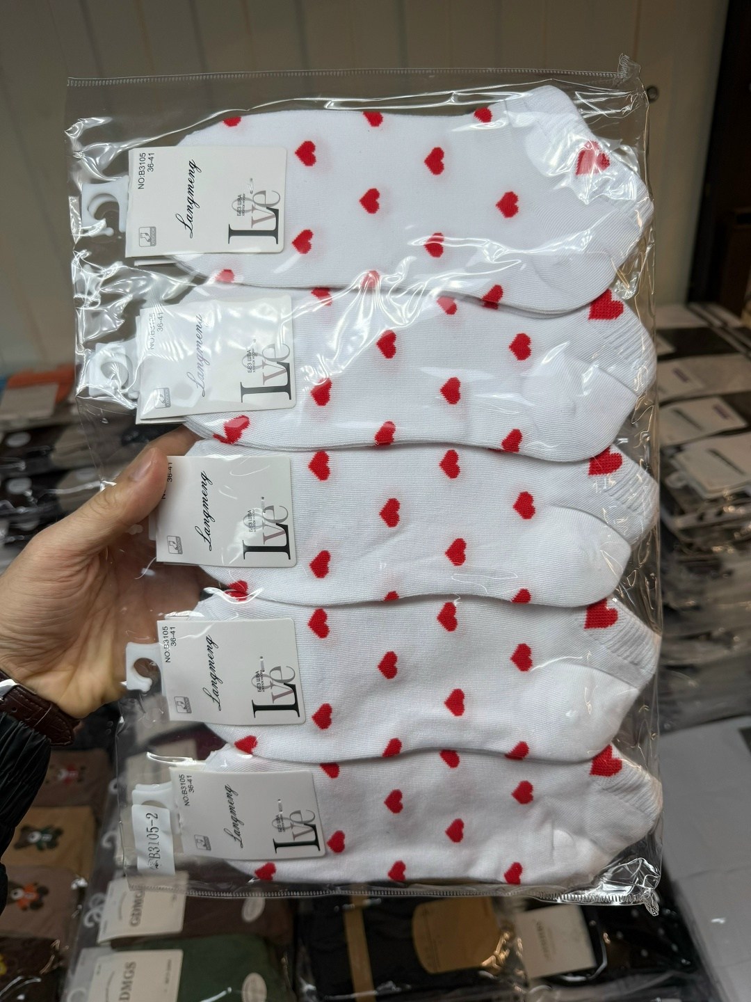 носки женские 10 пар,носки женские,носки с сердечками,носки женские набор,короткие носки с сердечками