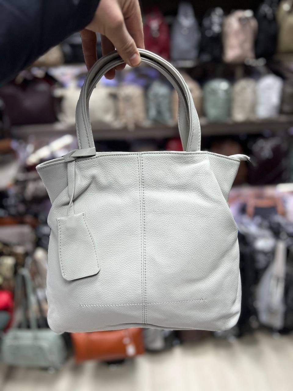 сумка женская,сумка шоппер vera pelle,сумка шоппер белая,сумка,женская сумка шоппер