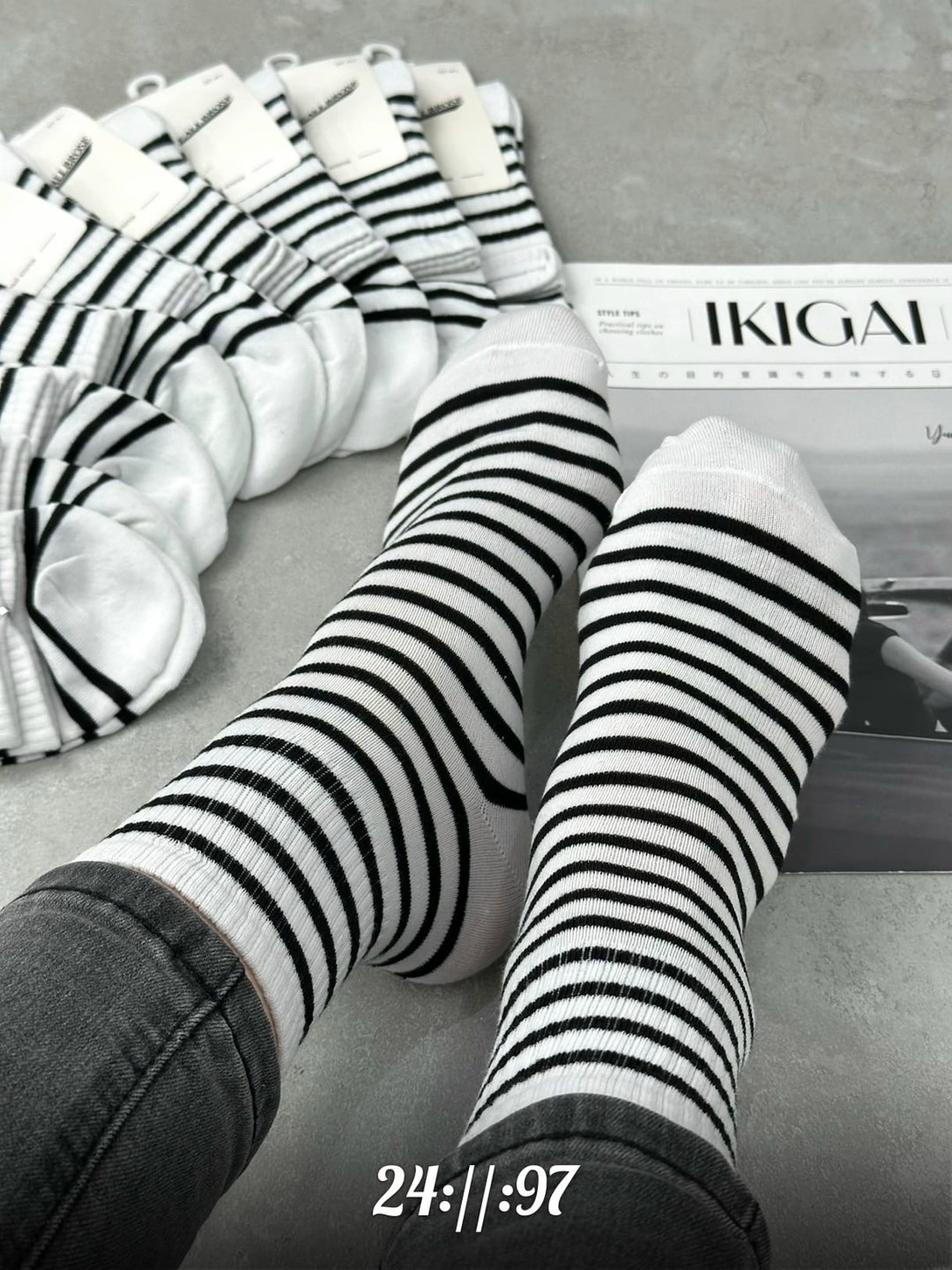 носки женские,комплект носки женские,носки в полоску,носки модная,носки женские хлопковые