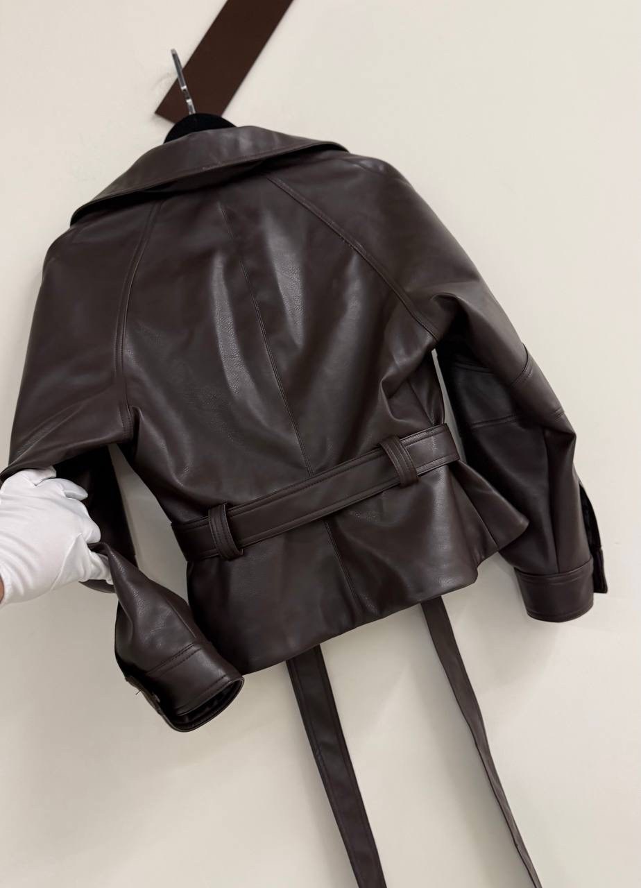 куртка кожаная женская,кожаная куртка,кожаная куртка женская hers 52726 коричневая m,женская куртка из экокожи,куртка косуха