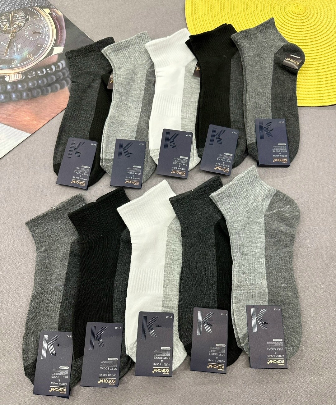 носки мужские,носки мужские 10 пар,короткие мужские носки,носки набор,носки мужские 12 пар