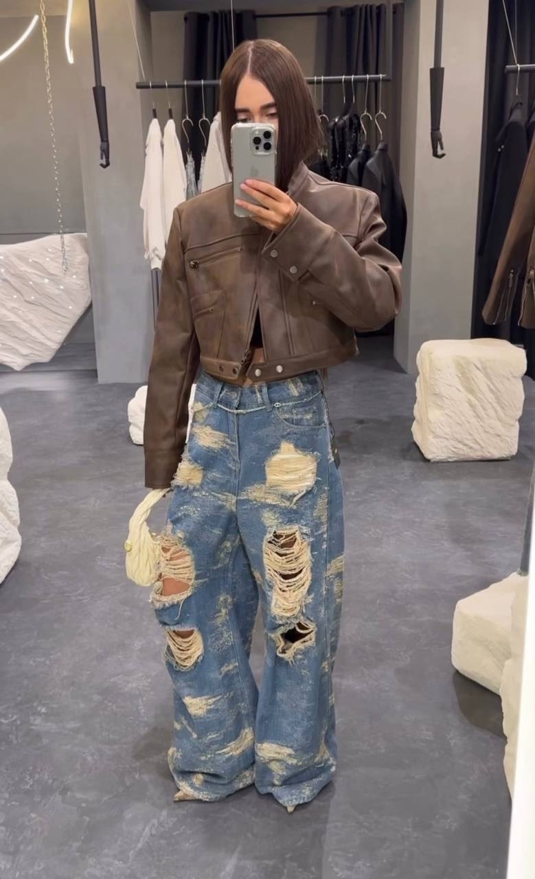 мода стиль,кожаная куртка,джинсы стиль,джинсы стильные