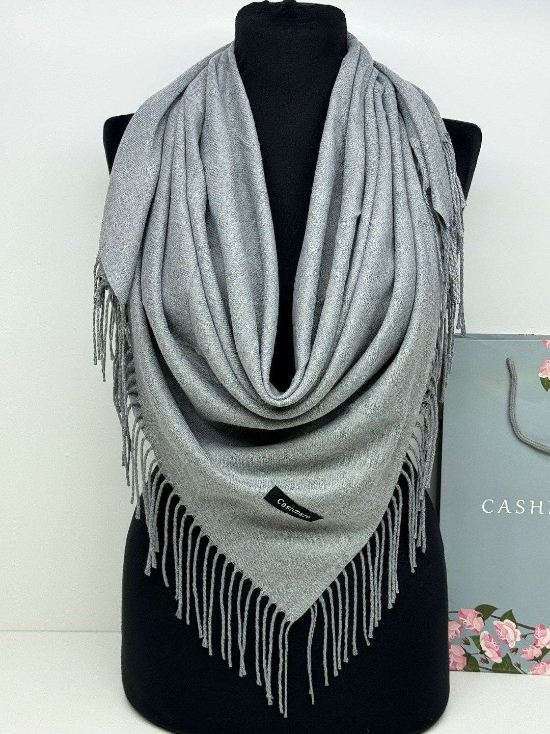 шарф кашемировый женский однотонный,женский кашемировый платок палантин из кашемира,платок кашемировый,платки кашемир,женский кашемировый платок палантин