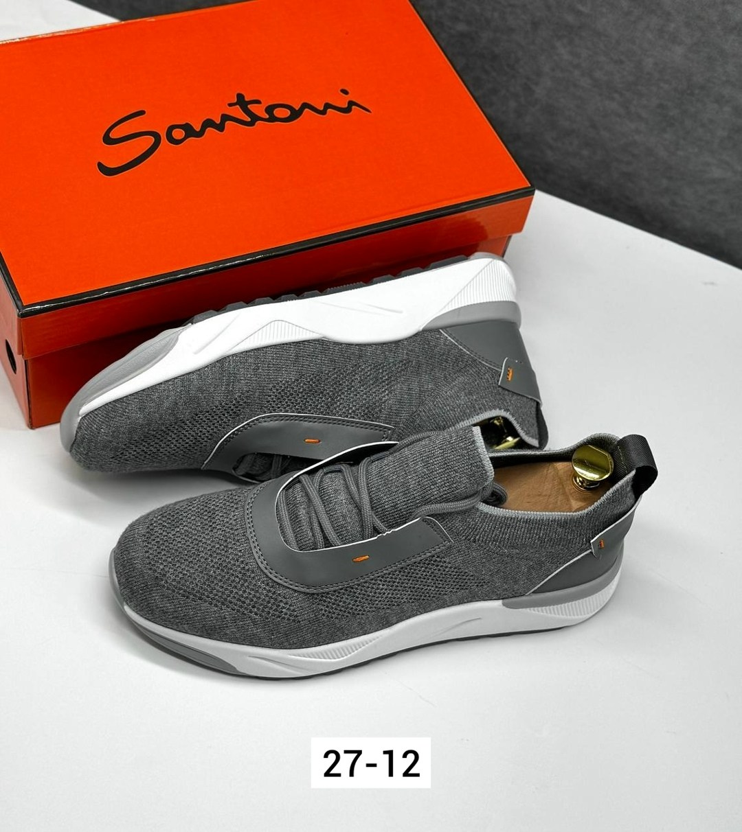 кроссовки santoni,,серые кроссовки,кроссовка мужской,мужские кроссовки
