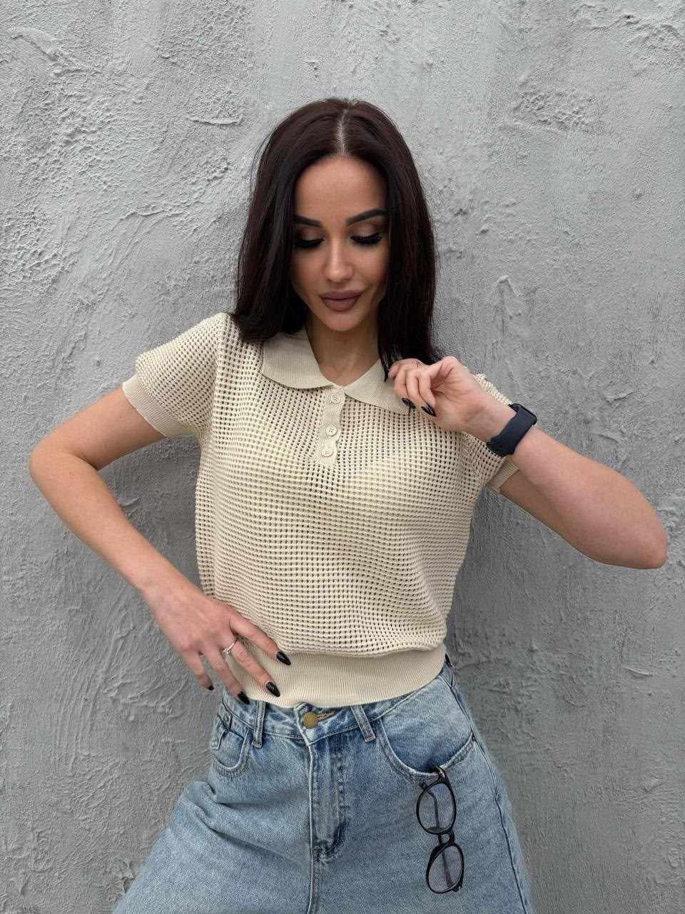 женская кофта,футболки поло женские,футболки женская,поло вязаное