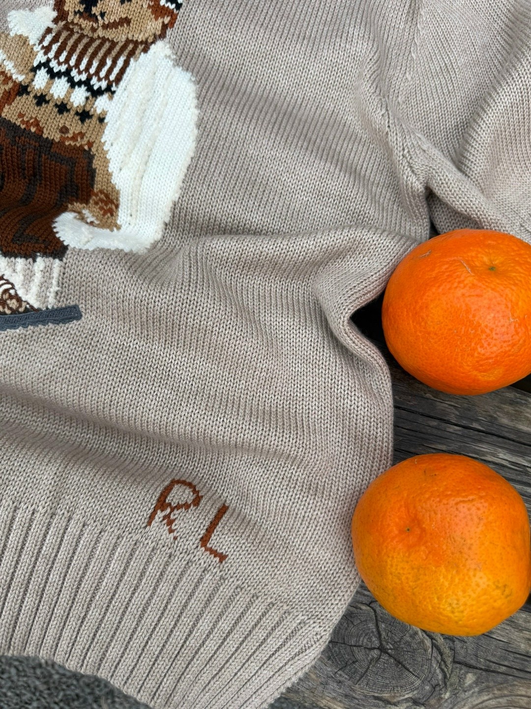 вязаный джемпер polo bear ralph lauren бежевый,ralph lauren свитер с мишкой,ralph lauren свитер с мишкой polo ralph lauren,джемпер с медведем женский ralph lauren,ralph lauren свитшот с мишкой