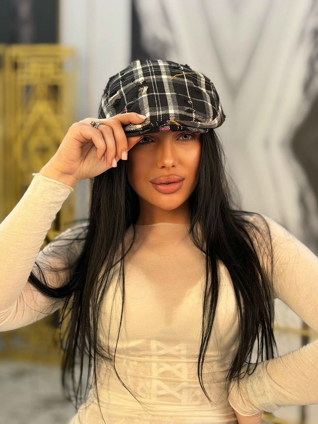 девушка,брюнетка,кепка,анастасия решетова,популярная девушка