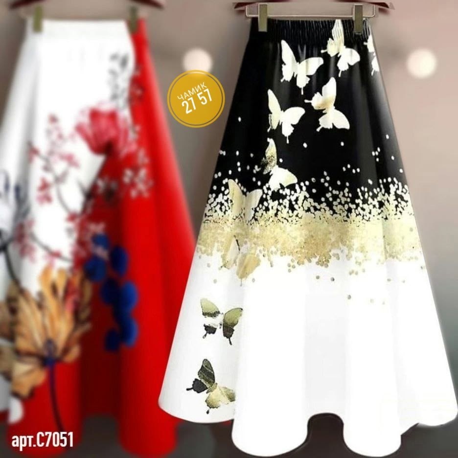 юбка большого размера женская,юбка с принтом,юбка мода,юбка с вышивкой,женская юбка