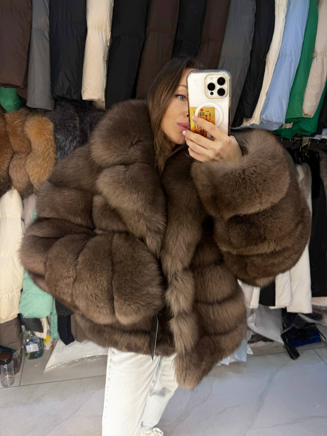 шуба из песца,шуба песец,шуба из песца колотый лед,шуба автоледи песец колотый лед,шуба из песца под соболя