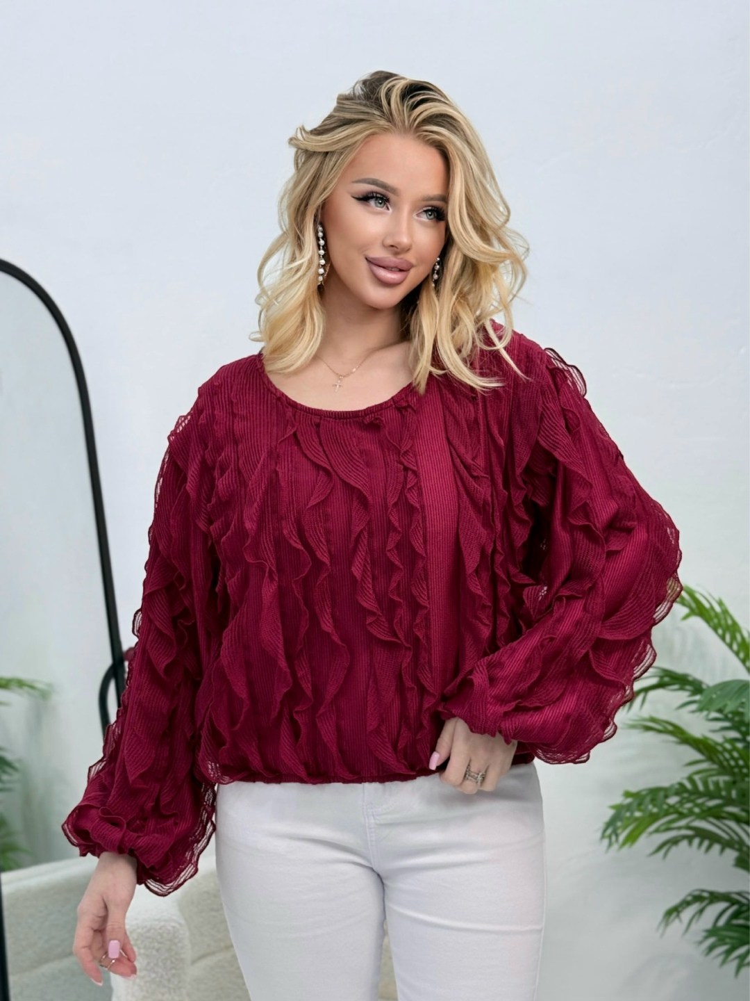модные блузы,бордовая блузка,блузка стильная,блузы,женская блузка