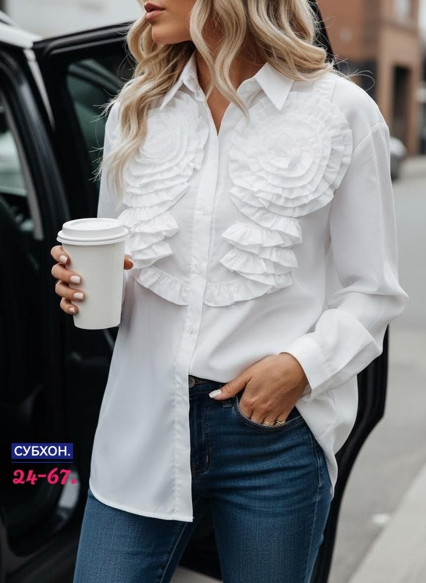 блузка с оборками,блузка женская,блузка с рюшками,блузы,блузка модная