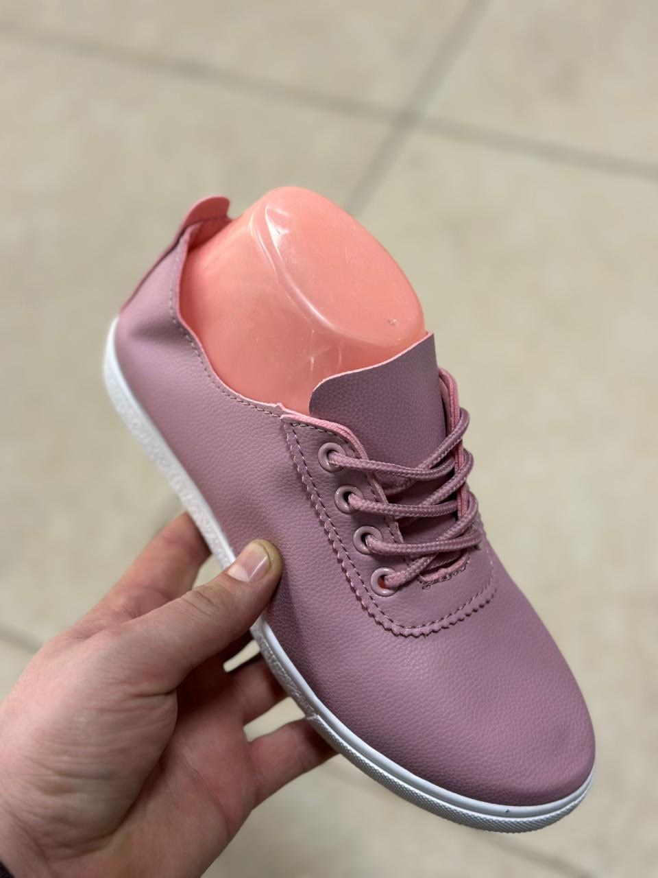 ,женские слипоны,слипоны женские розовые,слипоны с перфорацией, женская