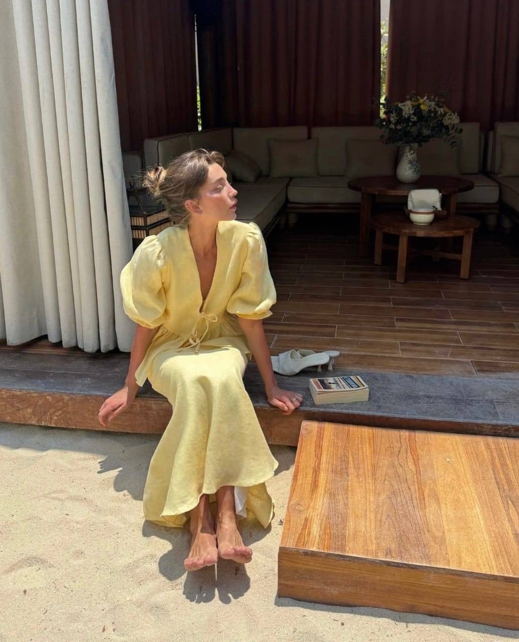 костюм с длинной юбкой,костюм желтый,летние женские костюмы,льняной костюм,костюм с юбкой