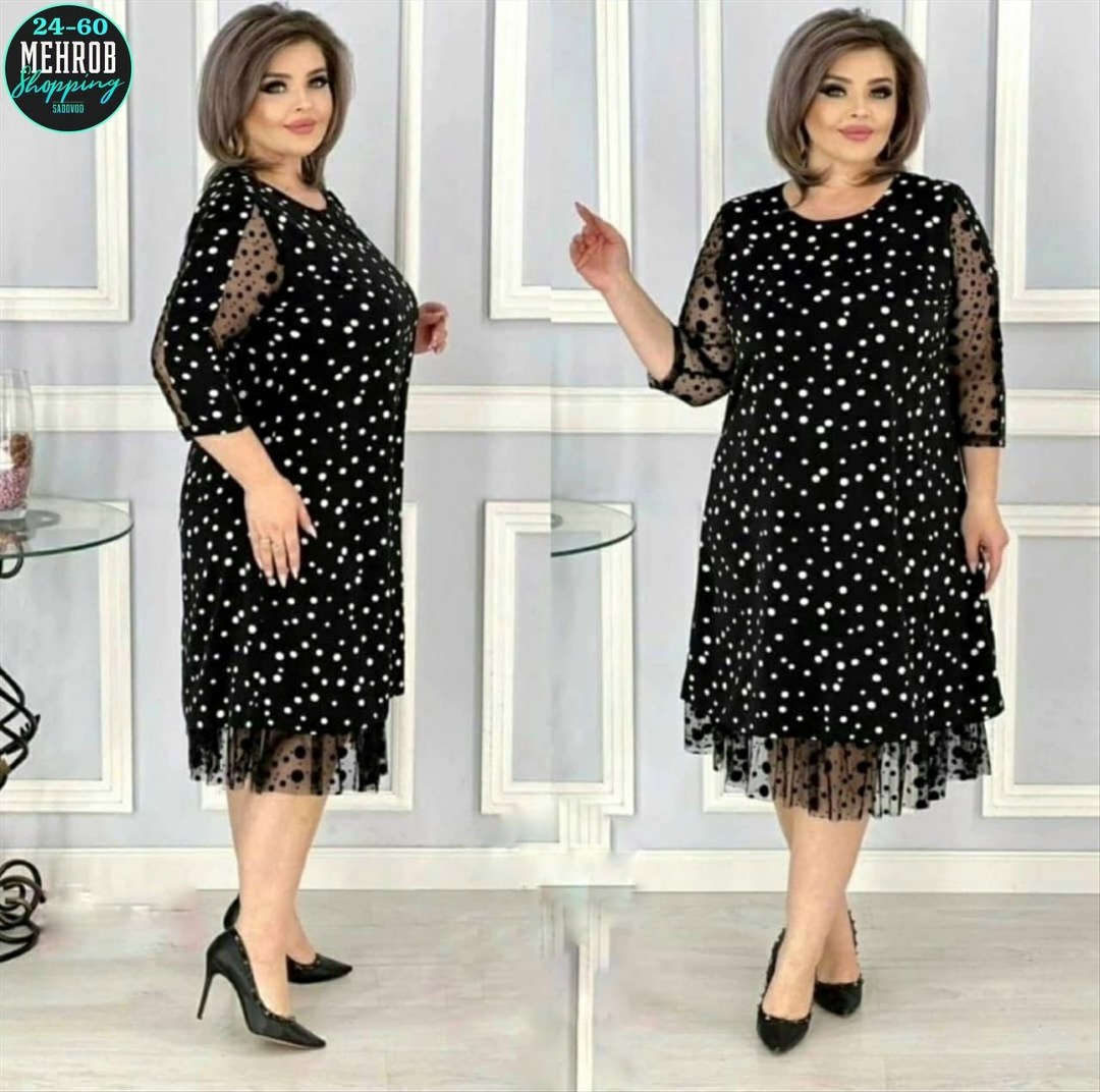 платье женское праздничное больших размеров,платье женское больших размеров,платье больших размеров,вечернее платье больших размеров нарядное в горошек saliya brand,платье