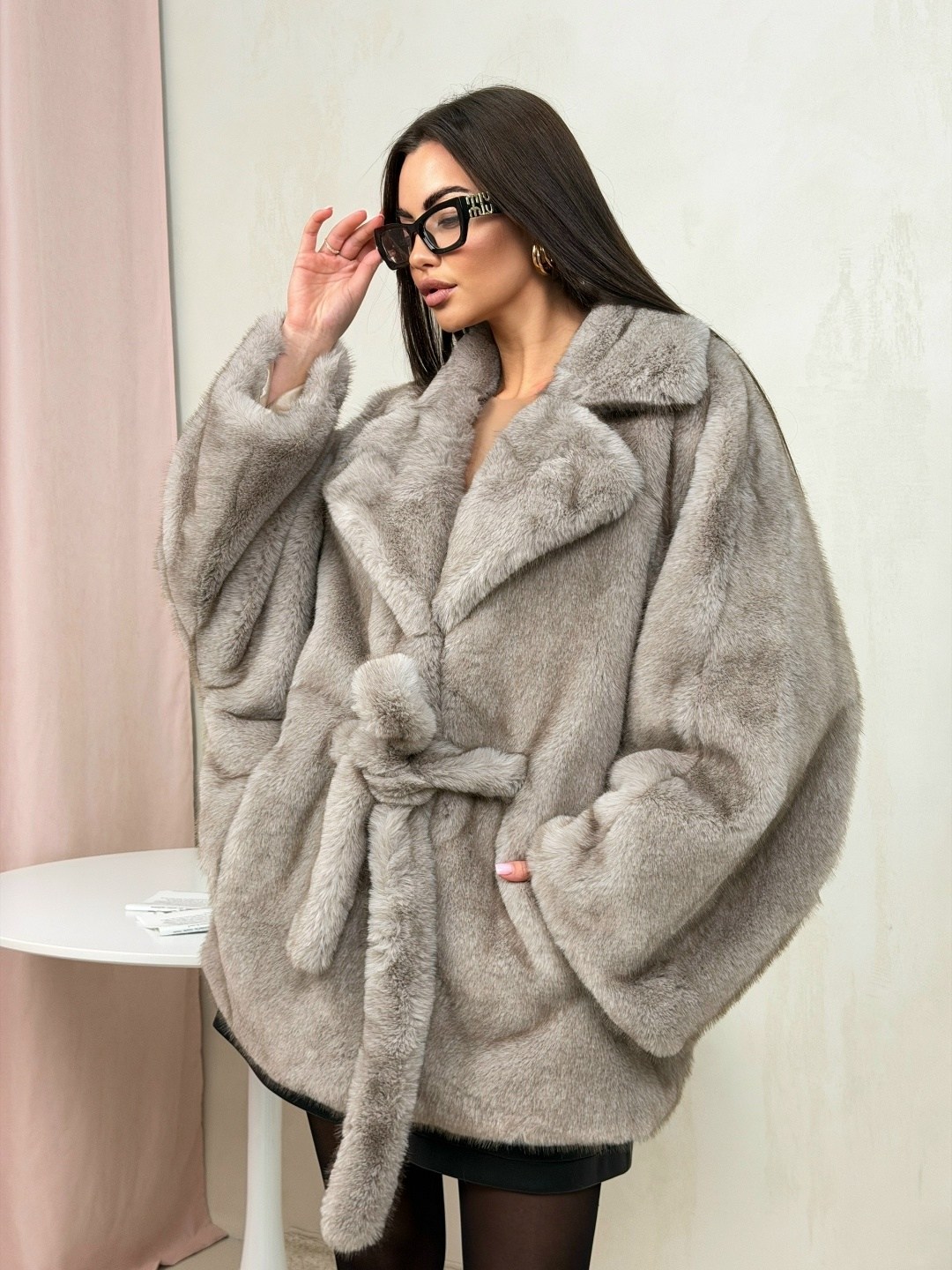 новая коллекция эко шуб,эко шуба gallery style,эко шуба,норковая шуба,шуба норковая летучая мышь в натуральном цвете