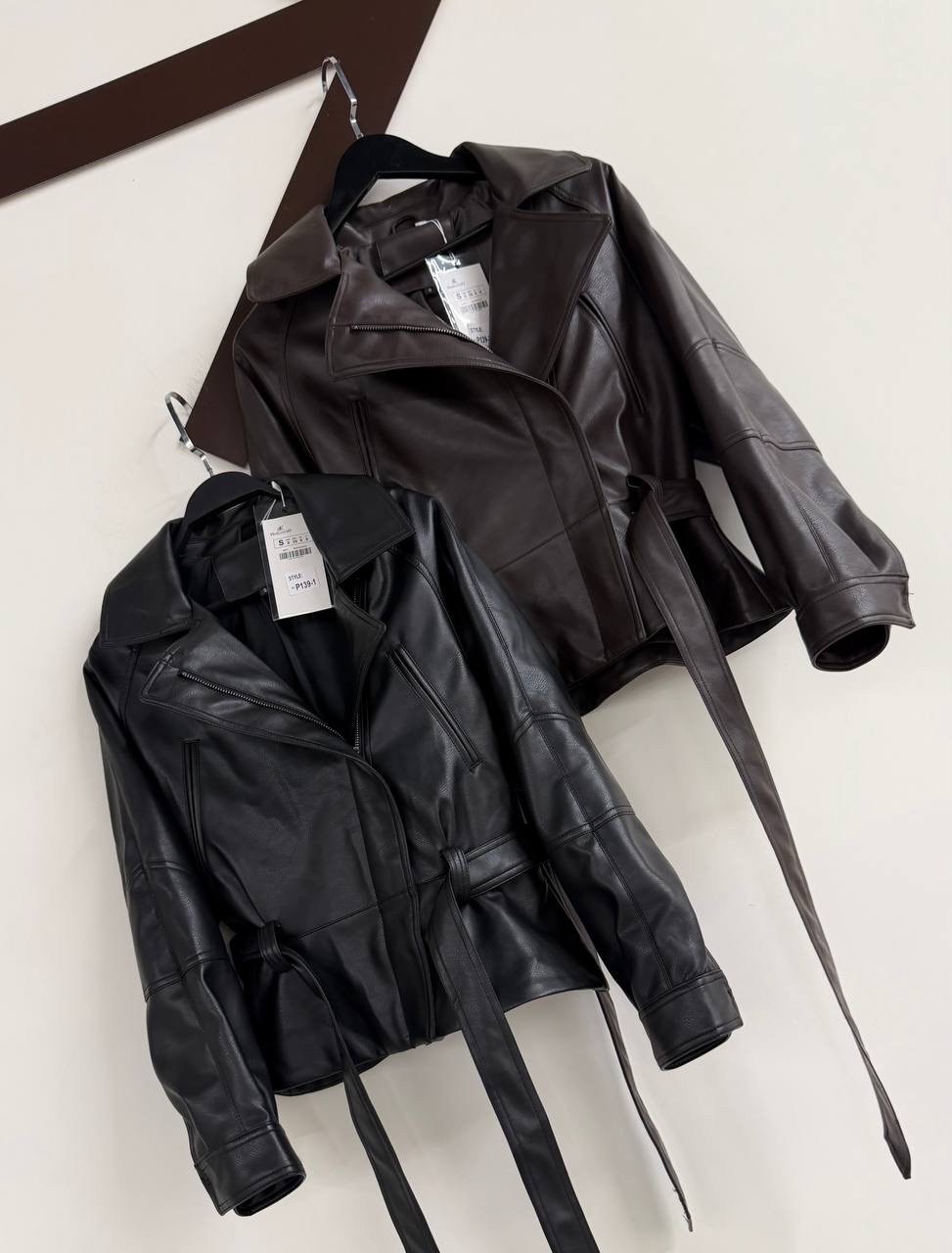 куртка кожаная женская,кожаная куртка,кожаная куртка женская hers 52726 коричневая m,женская куртка из экокожи,куртка косуха