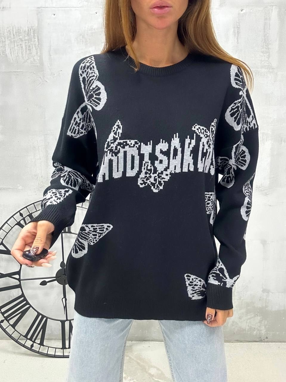 свитер москино с мишкой,кофта вязаная с принтом,стильная кофта,кофта женская,свитер с мишкой