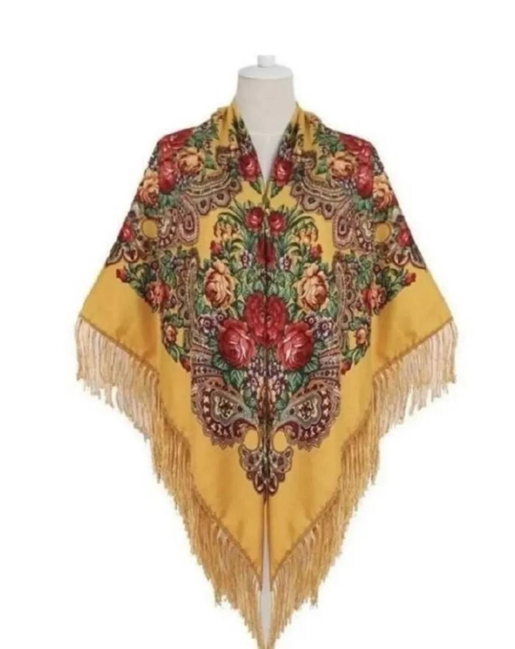 русский платок,накидки в русском стиле,шаль,шаль для женщин,платок русский с узорами