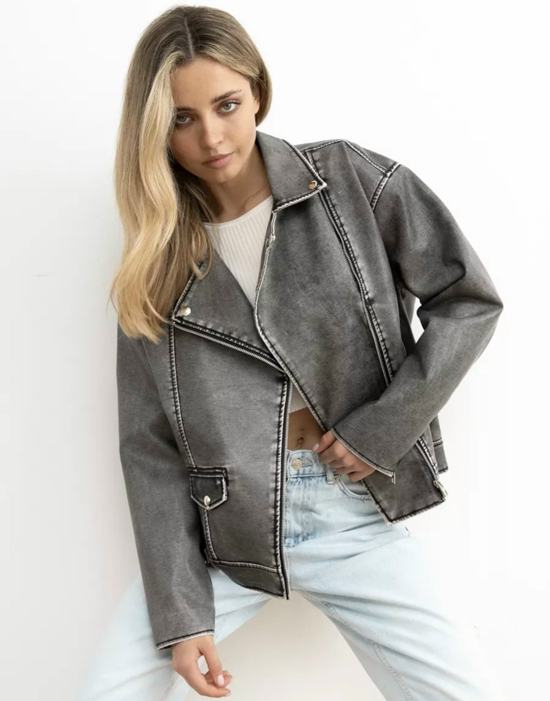 косуха серая винтажная куртка кожаная оверсайз aftfbasic,косуха серая винтажная куртка кожаная оверсайз,косуха серая винтажная куртка кожаная оверсайз aftfbasic 150014444,косуха авиатор,косуха винтажн