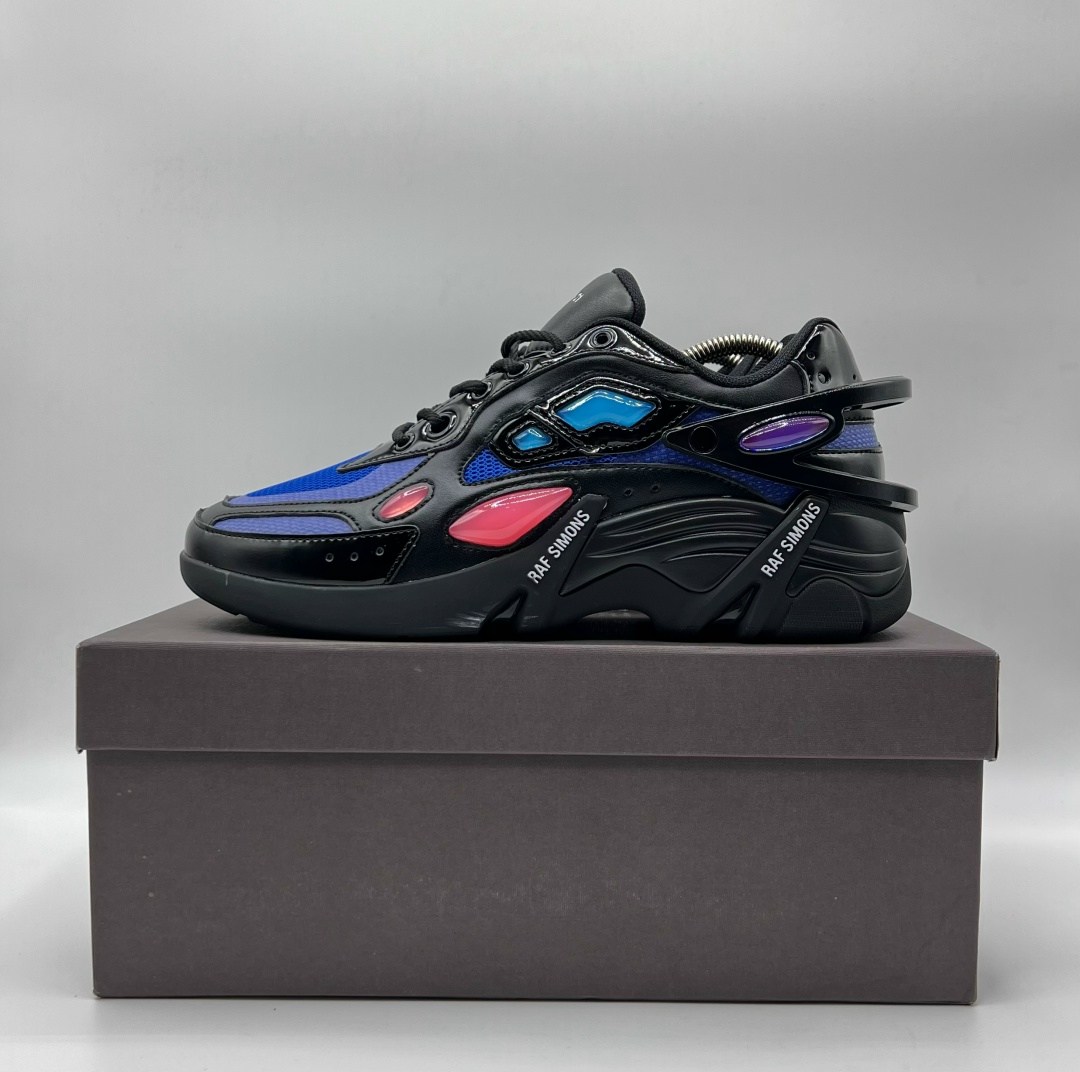 черные кроссовки cylon-21 raf simons,кроссовки raf simons cylon-21 sneaker,кроссовки raf simons cylon 21,raf simons черные низкие кроссовки,raf simons cylon-21 sneaker black & blue