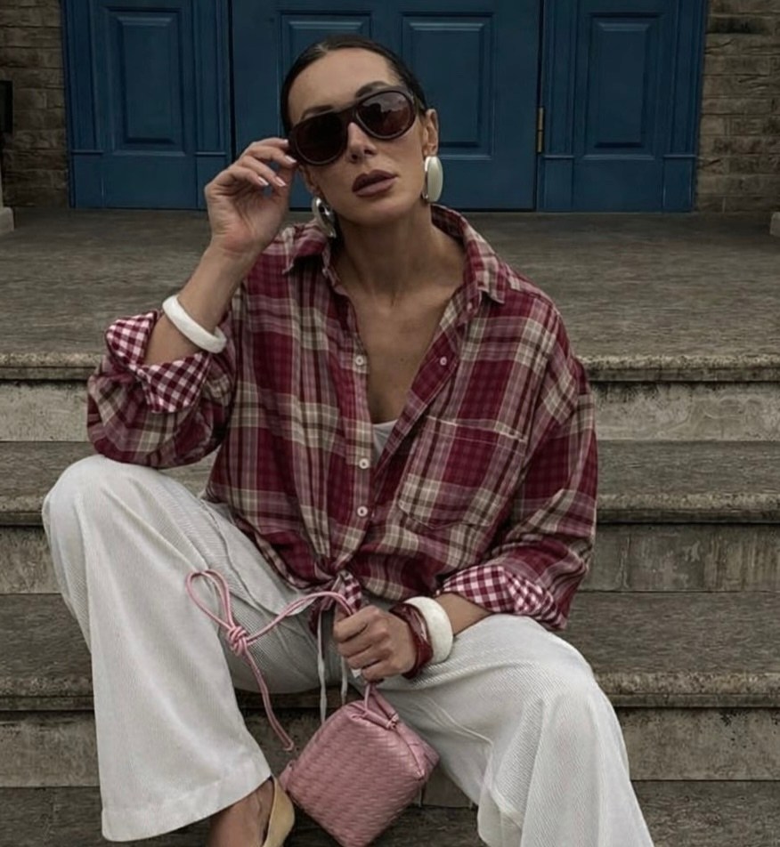 рубашка в клетку оверсайз,рубашка в клетку,рубашка в клетку оверсайз на кнопках,рубашка женская оверсайз в клетку,клетчатая рубашка