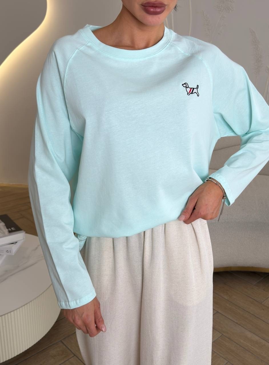 свитшот женская,стильный свитшот,голубой свитшот,стильная кофта,толстовки свитшот