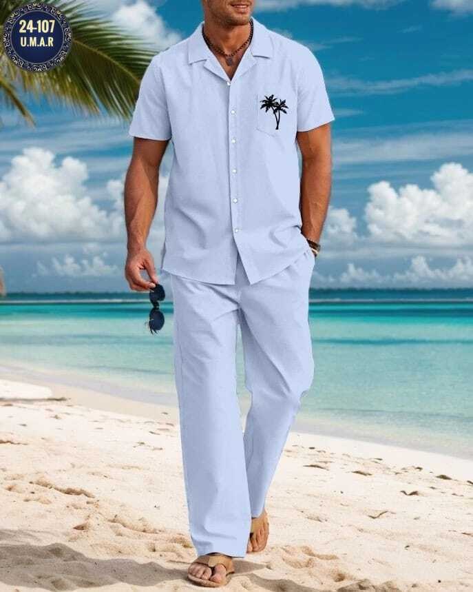 костюм летний мужской,пляжная рубашка,костюм мужской,мужской костюм двойка,