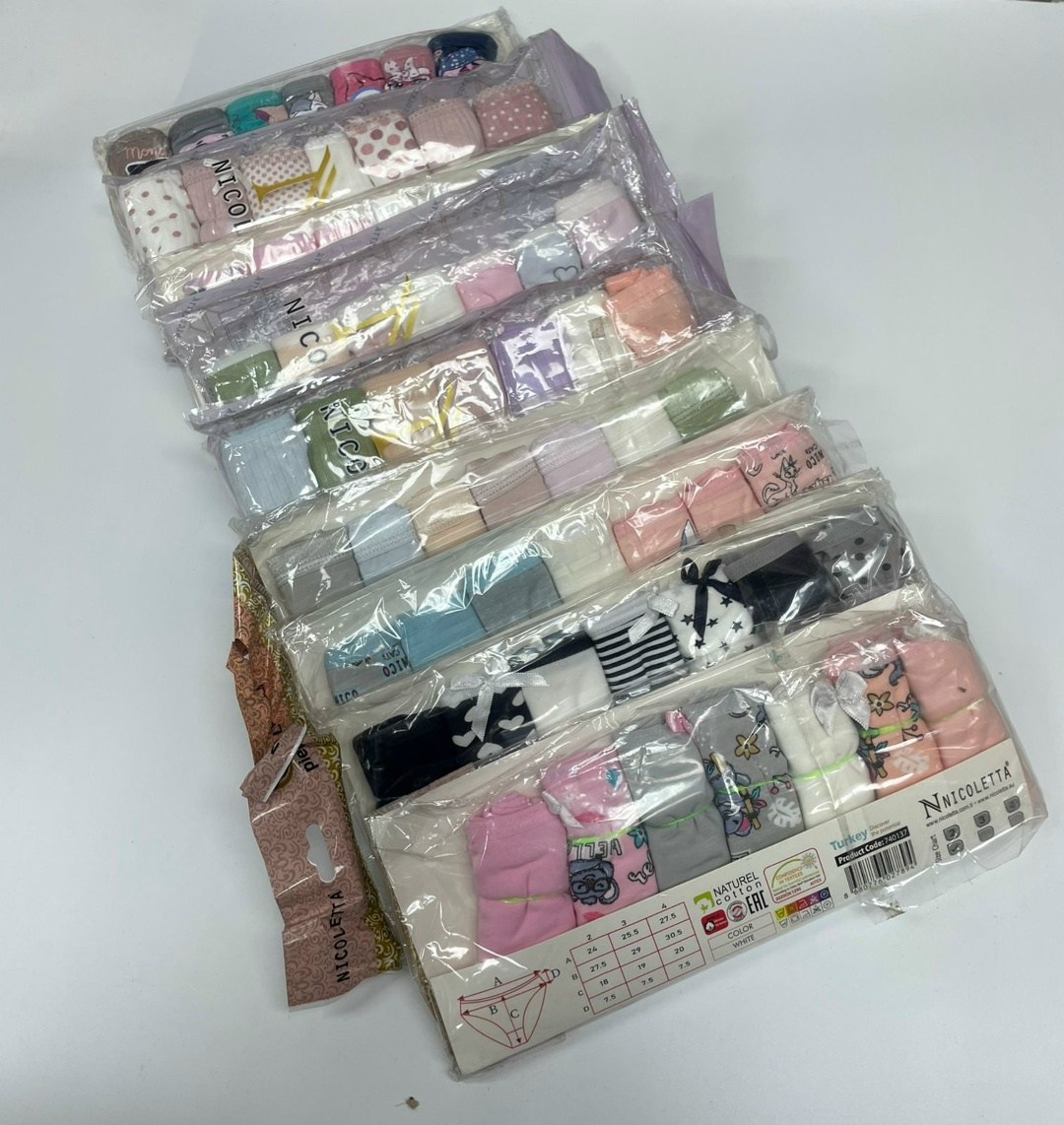 комплект трусов слипы nicoletta для девочек,комплект трусов слипы nicoletta,трусы для девочек,комплект трусов nicoletta,комплект трусов