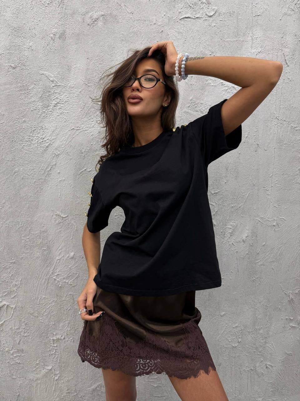 женская футболка,футболки для женщин,летние футболки,белая футболка,футболка с пуговицами