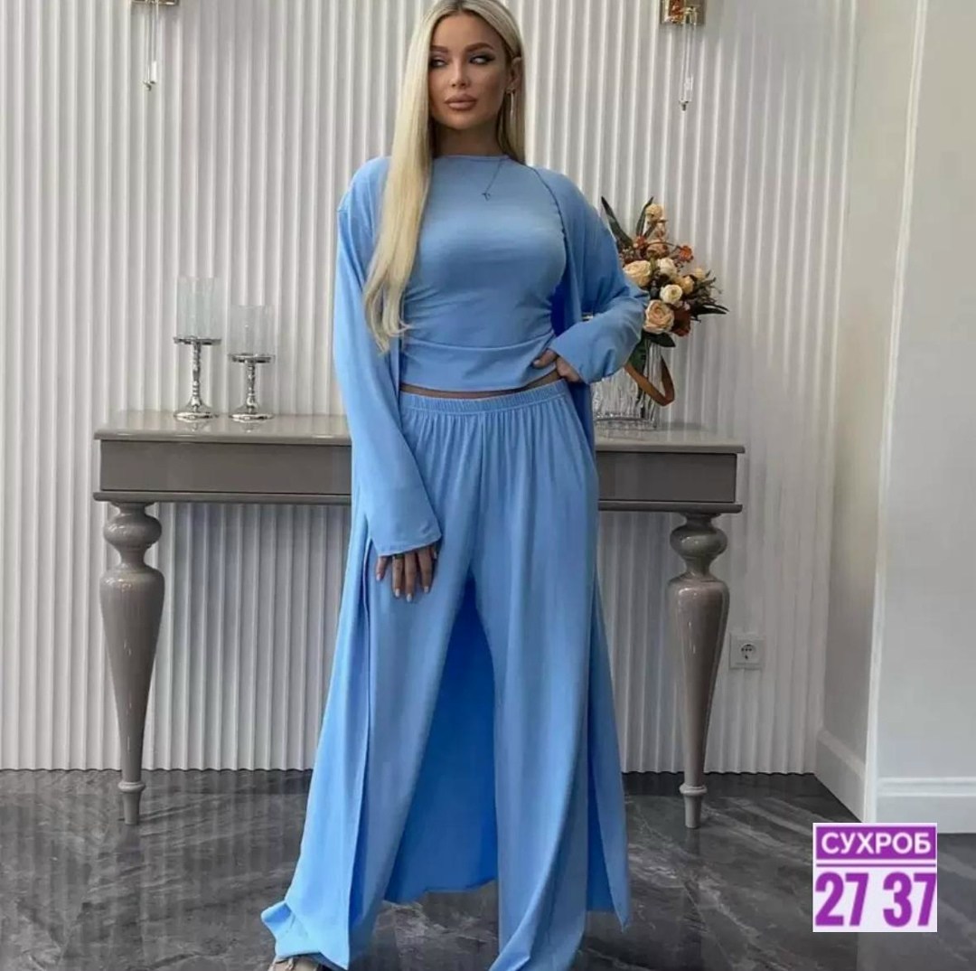 летний костюм-тройка с длинным рукавом цвет шоколадный,платье мусульманское,,арабские платья,мусульманские костюмы