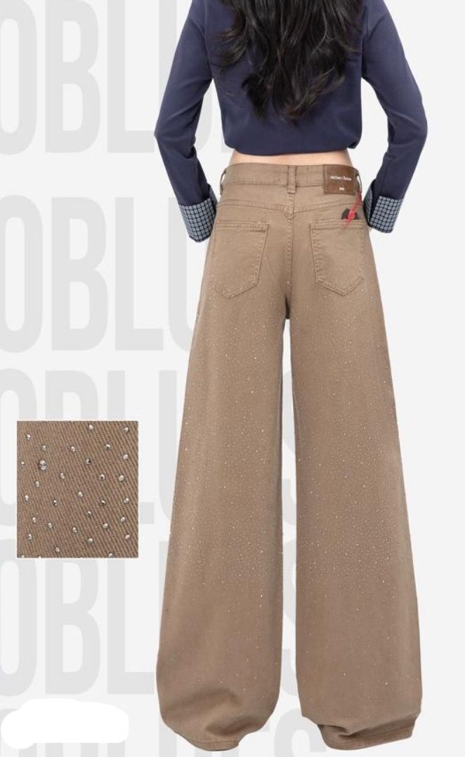 джинсовые брюки,брюки хлопковые,fisico прямые брюки коричневый,брюки широкие,широкие джинсы