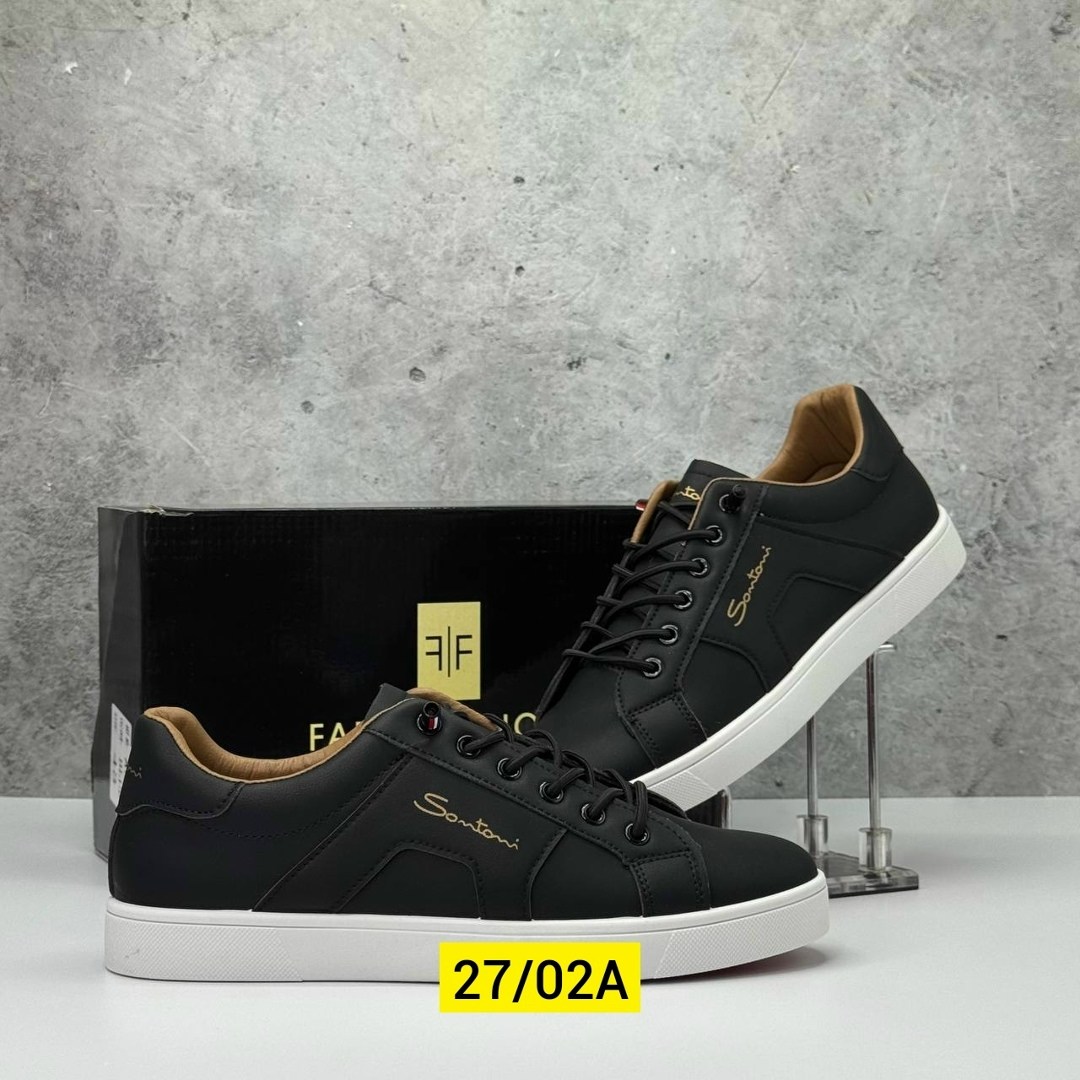 мужские кеды santoni,мужские кеды,кеды мужские santoni черные,мужская ,кеды мужские кожаные