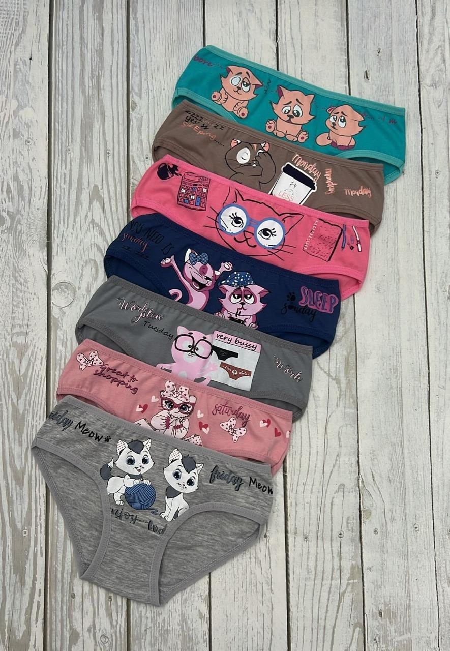 трусы для девочки 7 шт,комплект трусов,трусы для девочки комплект,набор трусов для девочек,трусы для девочек