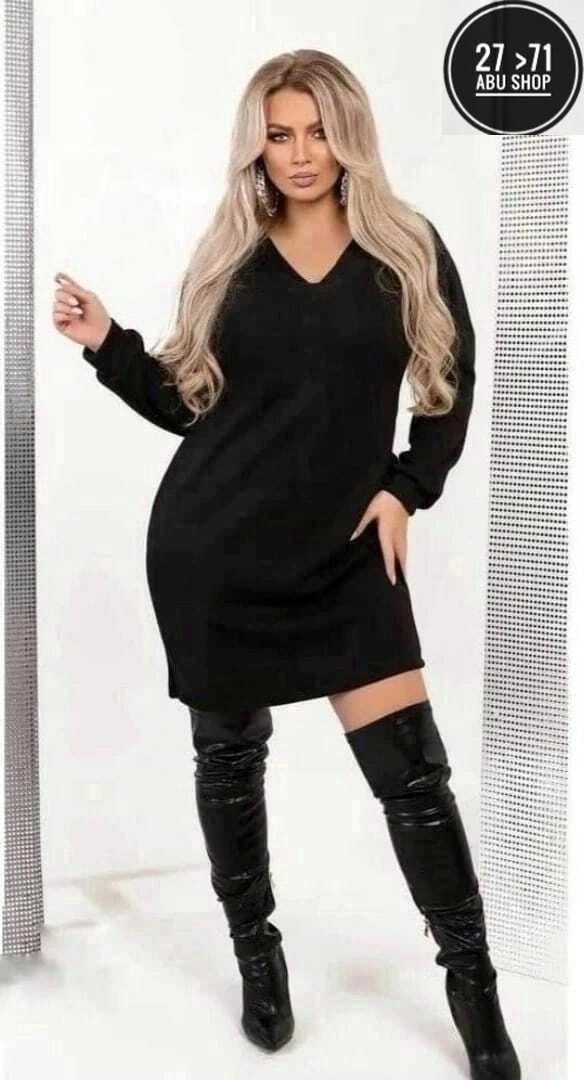 платье женская,платье большие размеры,трикотажное платье,платье черное,платье прямое