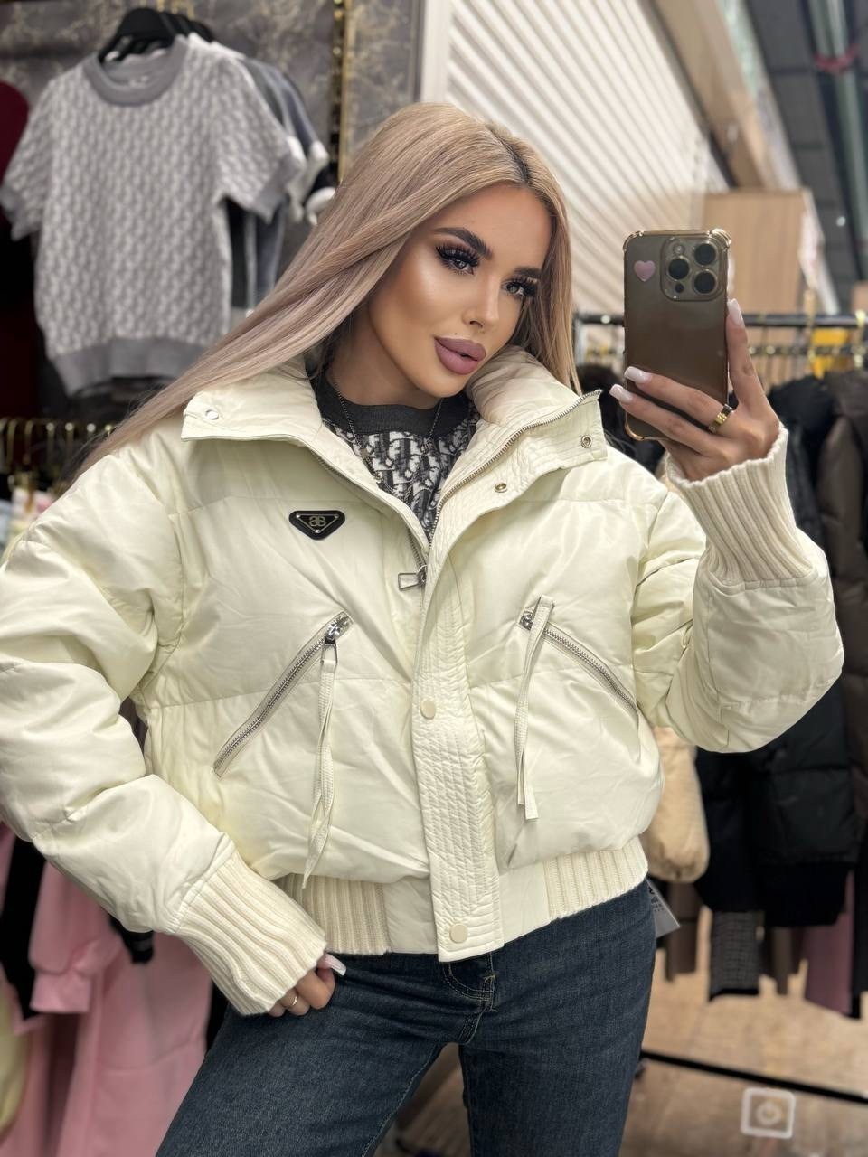 стильная куртка,женская куртка,куртка,куртка женская белая,пуховик куртка в стиле chanel