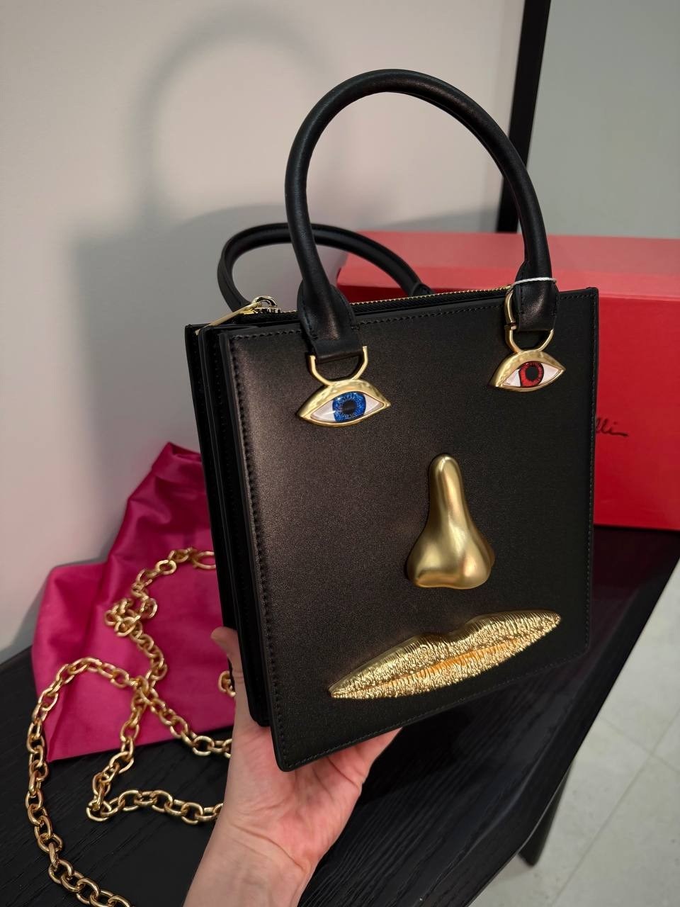 сумка женская shiaparelli & salvador dali,schiaparelli голова сумка,модные стили,высокая мода,скиапарелли украшения