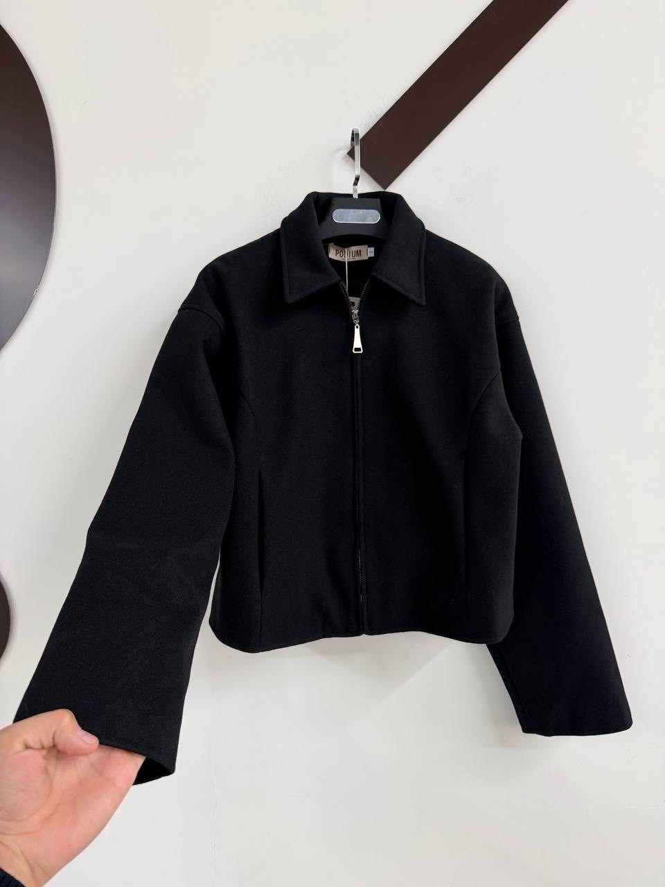 полупальто оверсайз,куртка стильная,укороченное пальто,образ с пальто