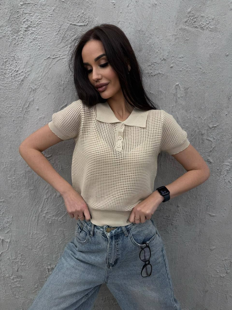 женская кофта,футболки поло женские,футболки женская,поло вязаное